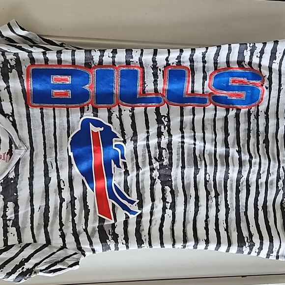 NFL Teens Apparel Juniors Buffalo Bills Football Burnout Shirt XL - Picture 3 of 7